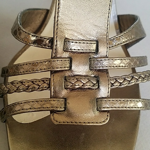 Dior Metallic Strappy Sandals - Picture 8 of 8